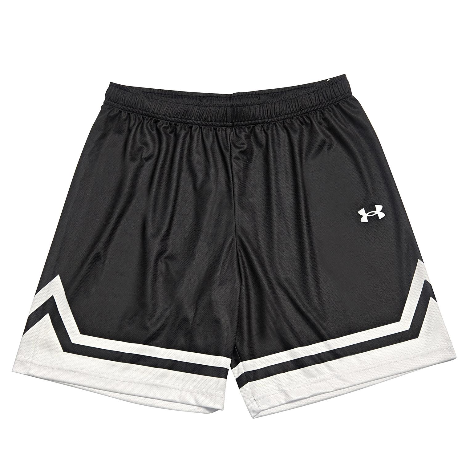 

Under Armour Color Block Breathable Basketball Shorts Men shorts Black 25500236-000 S