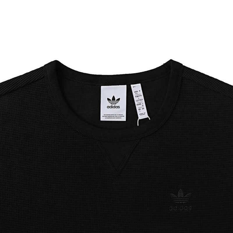 Adidas Originals Crew Neck Pullover Short Sleeve T-Shirt Men Tops Black JX2639