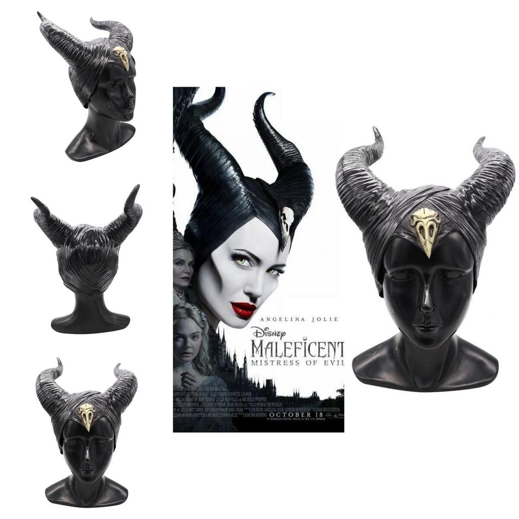 Enchanting 2019 Maleficent 2 Horns Headwear Mask Perfect For Halloween And Cosplay