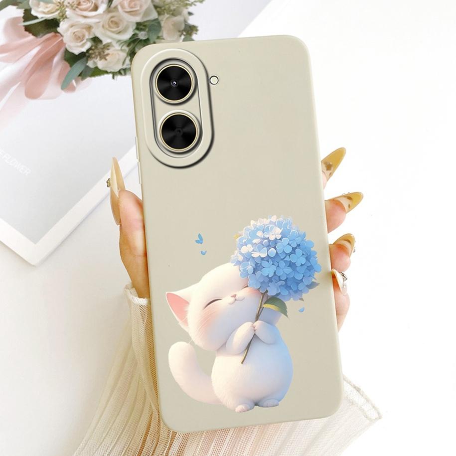 For Xiaomi Poco C71 Case Redmi A5 4G Cover 6.88" Cute Cat Duck Rabbit Anime Soft Silicone Shockproof Bumper On Redmi A5 NFC Capa