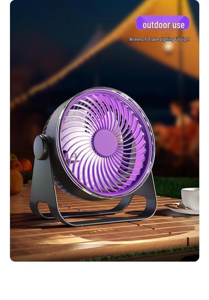 USB Mini Desktop Clip Fan - Ultra-Quiet, Multi-Functional for Dorms & Offices