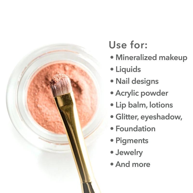 6Pieces 3g/5g/10g/15g/20g Empty Sample Container with Lids Cosmetic Jars Clear Plastic Bottle for Make Up Nails Jewelry Beauty Home Kitchen