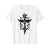 Y2k Metal Grunge Aesthetic Alt Goth Cross Gothic T Shirt Vintage Graphic Streetwear Slightly Top For Everyday Wear