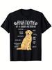 A Humorous Tshirt Featuring The Anatomy Of A Golden Retriever Designed For Dog Enthusiasts This Black Shortsleeve Crewneck Tee S
