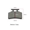 Half Metal Front Rear Pads Low Noise Brake Friction Pads  Electric Bike Accessories