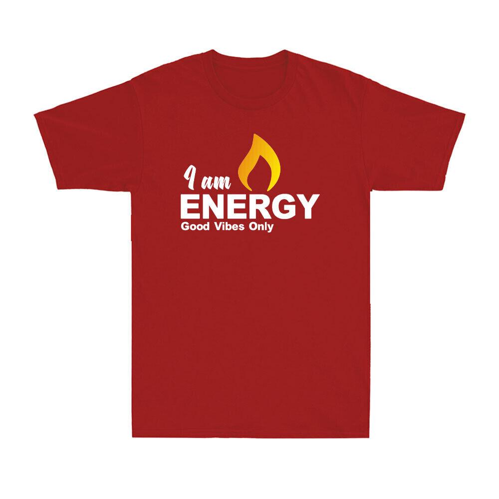 I Am Energy Good Vibes Only Funny Yoga Representing Inner Self Gift T-shirt XXL