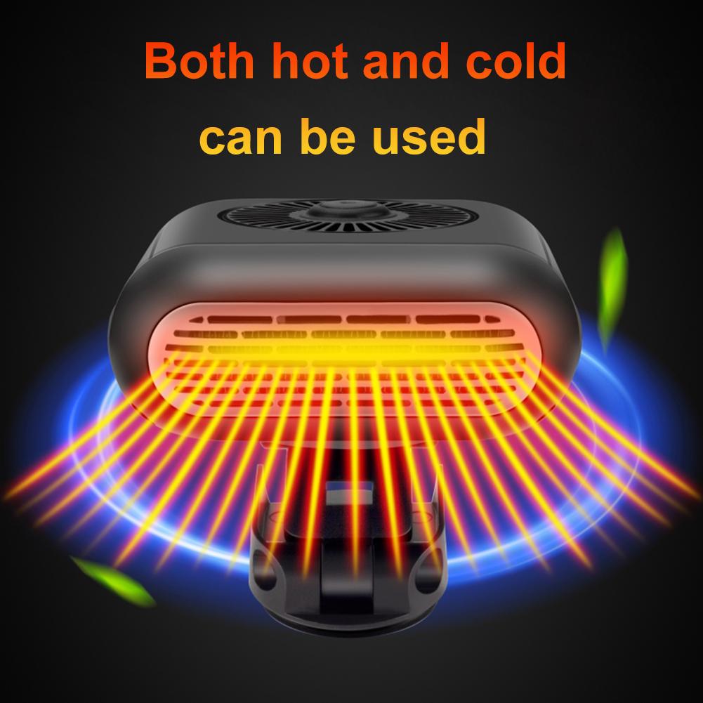 Car Heater Demister Defogger 12V/24V Windshield Defogging Defrosting Heater Universal Angle Adjustment Auto Accessories CT01