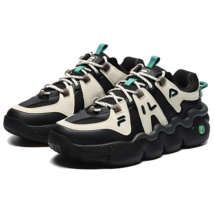 FILA Abrasion Resistant Breathable Low top Casual Shoes Men's Black F12M342605GBO