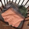 Cueca Boxer Masculina Lisa Sem Costura 50S Algodão Penteado - Confortável, Respirável, Elemento Moderno