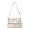 Minimalist Pu Square Shoulder Bag For Women With Stitching Detail And Casual Design