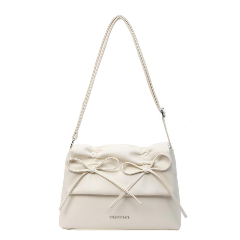 Minimalist Pu Square Shoulder Bag For Women With Stitching Detail And Casual Design
