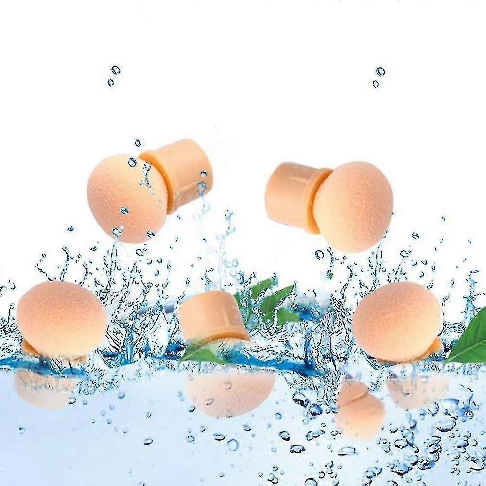 6 Pcs Replace Sponges Of Dual Ended Blooming Nail Pen Drawing And Dotting Nail Polish