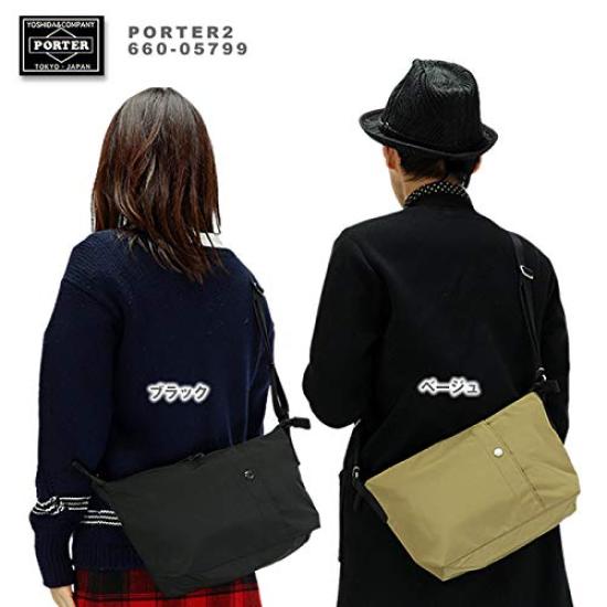 Porter Yoshida Bag Shoulder Bag, Size S, 660-05799, 2019 AutumnWinter Collection (Black, Size 10)