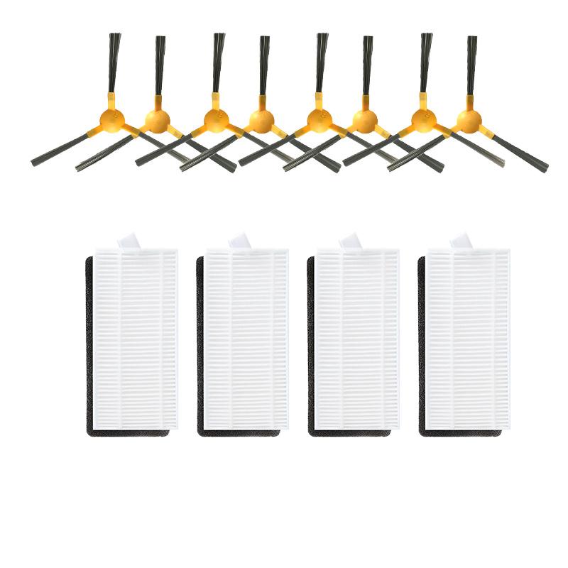 Fit For Tesvor S6 Turbo Robot Vacuum Cleaner Spare Main Side Brush Cover HEPA Filter Strainer Mop Wipe Rag Accessories Parts