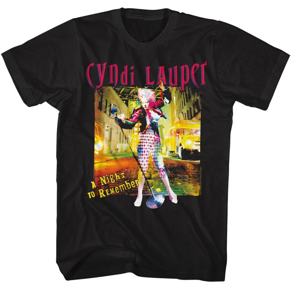 Cyndi Lauper A Night To Remember Album Cover Men s T Shirt Pop Rock Music L