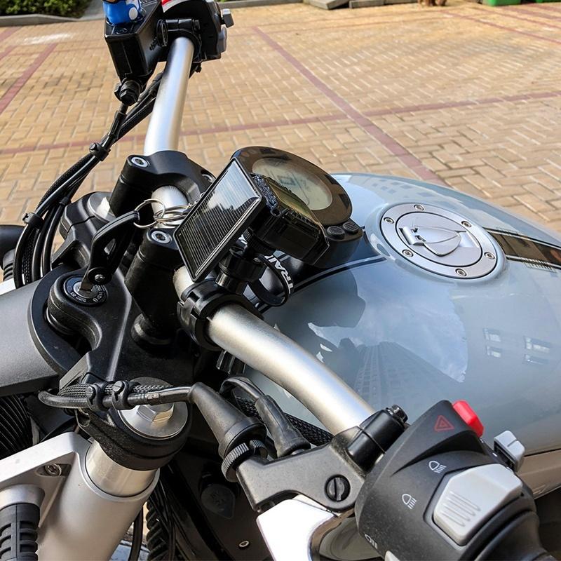 TPMS Motorcycle Moto Motor Scooter Tire Tyre Monitoring System with Solar Waterproof TMPS Real-Time