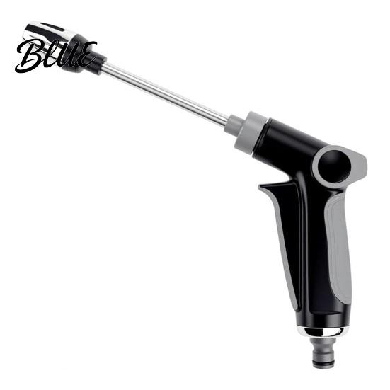 No Power Cleaning Nozzle Garden Hose with 360-degree Adjustable Spray High Pressure Water Jet Spray Universal 3/4" Thread for Car Wash & Garden