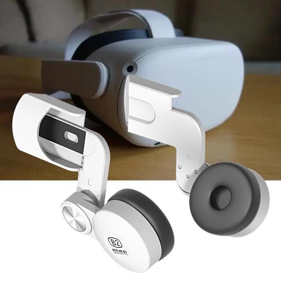 1 Pair B2 Noise Reduction Adjustable Ear Muffs Comfortable Enhanced Sound VR Headset