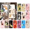 Phone Case For Samsung A17 A55 A16 A56 A35 A15 A53 A54 A33 A34 A25 A05S A52 A52S A07 A26 A06 Cat Art Aesthetic