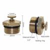 Ugello Spruzzatore a Rifrazione in Ottone Regolabile a 360° Irrigatore per Giardino Agricoltura Spruzzatore Nebulizzatore per Giardino Filettatura Maschio 1/2“