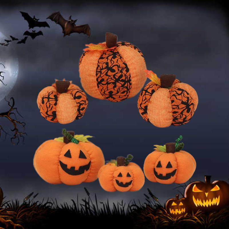 Pumpkin Plush Halloween Toy Simulation Home Desktop Decoration Party Gift Props