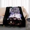 Pierce The Veil Band Printed Flannel Blanket Soft Kid Warm Plush Throw Blanket for Bed Bedroom Sofa Bed Picnic Blanket Fan Gift