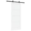 ORKDAL Sliding Door White 83 X 202 Cm Solid Pine Wood