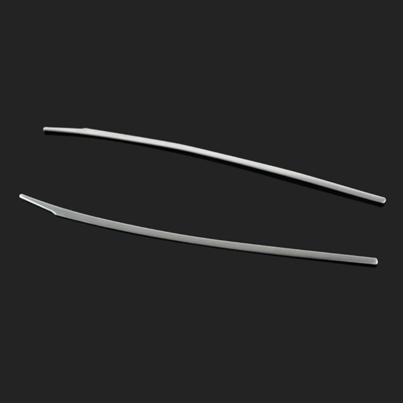 For Peugeot 2008 2014 2015 2016 2017 2018  Control Center Stainless Steel Cladding Side Sequins Trim Car Accessories