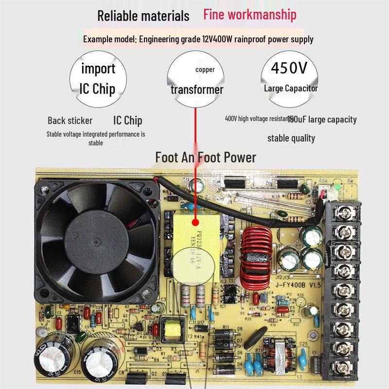 Waterproof 12V 5A 60W LED Switching Power Supply