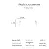Asymmetrical S925 Sterling Silver Star Tassel Stud Earrings - French Minimalist Style Exquisite Accessories