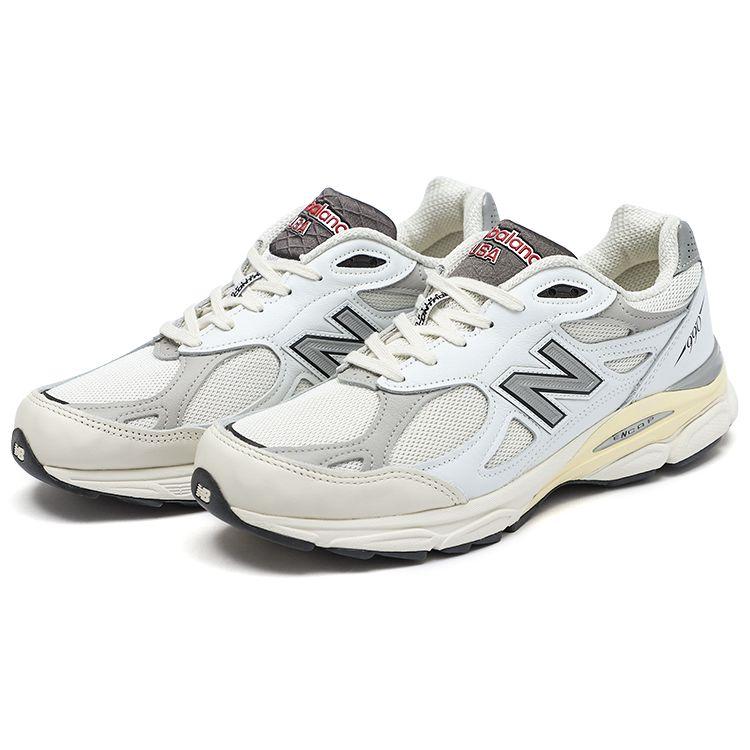 Teddy Santis x New Balance 990v3 Made in USA Sea Salt Unisex Sneaker Weiß Rain-Cloud M990AL3