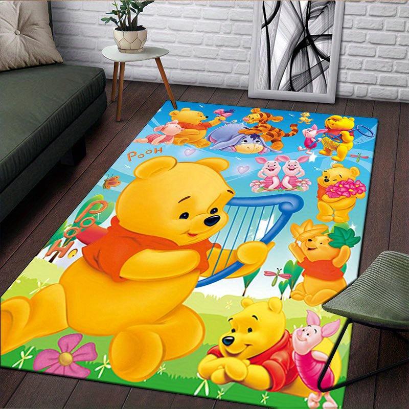 1pc Winnie the Pooh Pattern Carpet Area Rug Non-slip Carpet Hand Washable Floor Mat Suitable For Living Room Bedroom Home Decor Room Decor C