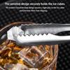 Stainless Steel Mini Food Clips For Sugar Cubes Ice Cube Tweezers Cute Baking Pastry Cake Decoration Candy Dessert Clips