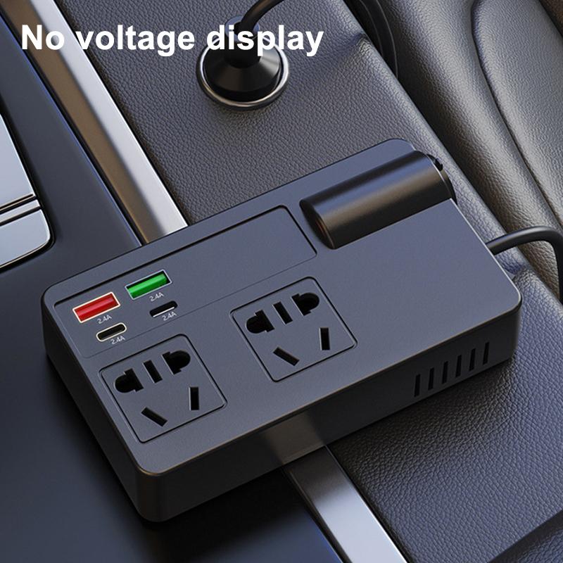 

Автомобильный инвертор 200 Вт DC 12 В/24 В в AC 220 В преобразователь переключатель вкл/выкл зарядные устройства QC 3.0 USB/PD/Type-C адаптер питания обнаружение напряжения