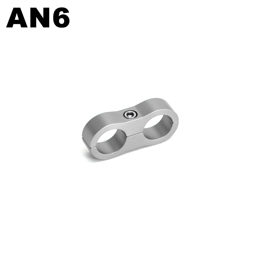 1 STK Universal Aluminium AN4 AN6 AN8 AN10 Geflochtener Gummi-Schlauchleitung Klemme Verteiler Billet Öl Kraftstoff Wasser Schlauchrohr Separator Kit