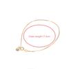 Fähiges und minimalistisches Bubble Snake Bone Kettenarmband mit kreisförmigem Zirkonia-Anhänger für Damen-Partyschmuck-Geschenk