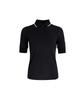CREVE9 Five-Sleeve Polo Shirt Bk