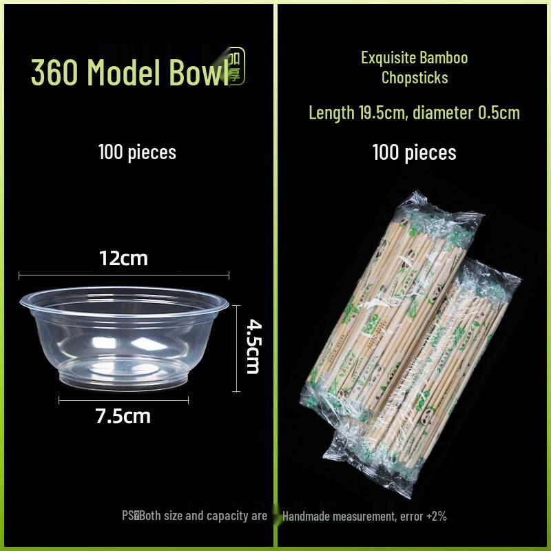 ZISIZ Thickened Transparent Plastic Food Container