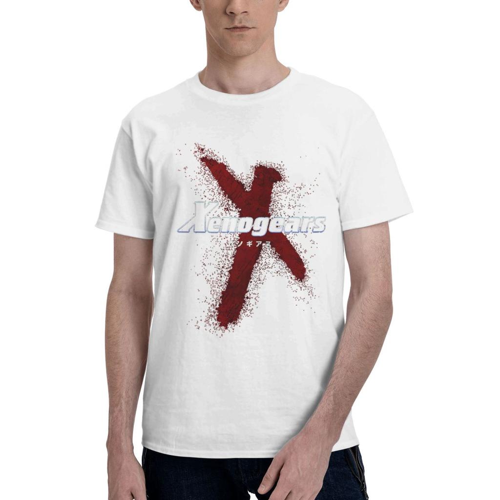 Xenogears Vintage Emblem 100 Cotton Casual Breathable Confortable Men Top Mens TShirts Men Clothes