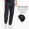 Li-Ning Summer Quick-Dry Short Sleeve Lightweight Breathable Versatile Pants Casual Sports Set Men sets Black YWBW061--1