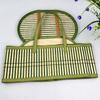 Pastoral Style Bamboo Braided Basket Handheld Sundries Snacks Basket  for Home