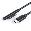 15V 3A Surface Connect To Type C Pd Fast Charging Cable Compatible For Microsoft Surface Pro 8/7/6/5/4/3 Go3/2/1 Laptop4/3/2/1