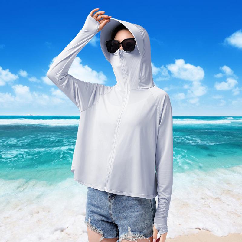 Women's Spring/Summer UV Protection Long Sleeve Lightweight Loose Outerwear