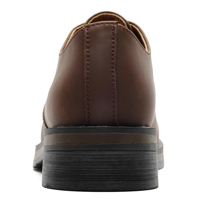 Anti Velvet Retro Men's Shoes Summer British Style Fashionable Big Head Design Business Formal Thick Sole Versatile Casual Shoes