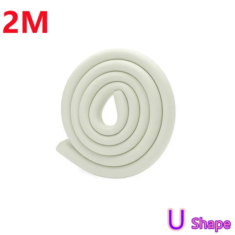 2M Baby Safety Corner Protector Solid Color Edge Guards for Childproofing Home Furniture Corners Table Angle Protection Tape