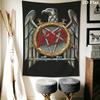 Vintage Metal Print Pattern Home Decor Tapestry, Wall Hanging, Decorative RV Wall Cloth.XGT0914053