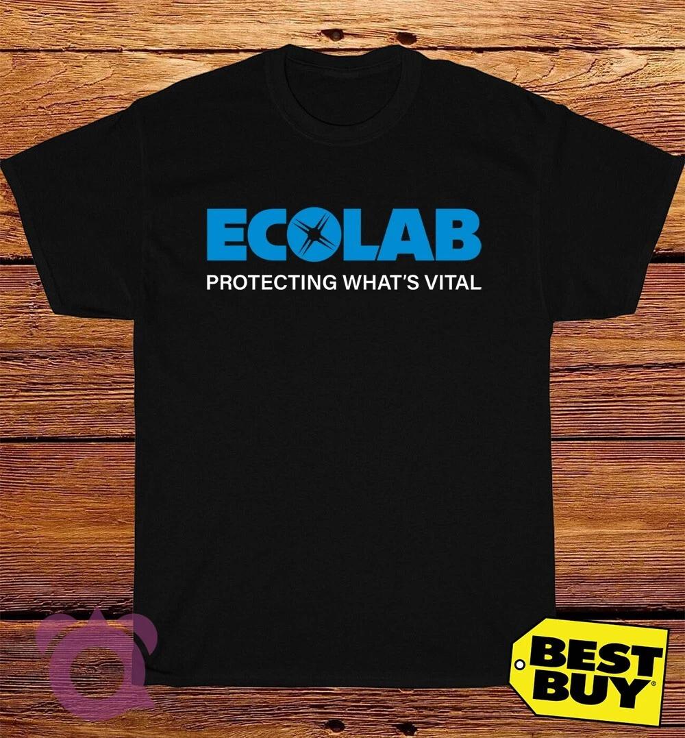 Новая горячая футболка с логотипом Ecolab Мужская смешная футболка Размеры от S до 5XL XS