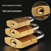 Classic Copper-Stainless Steel Padlock: Universal Anti-Theft Door Lock