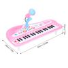 Children Music Instrument Toy with Microphone Battery Powered 37 Keys Electric Music Toy