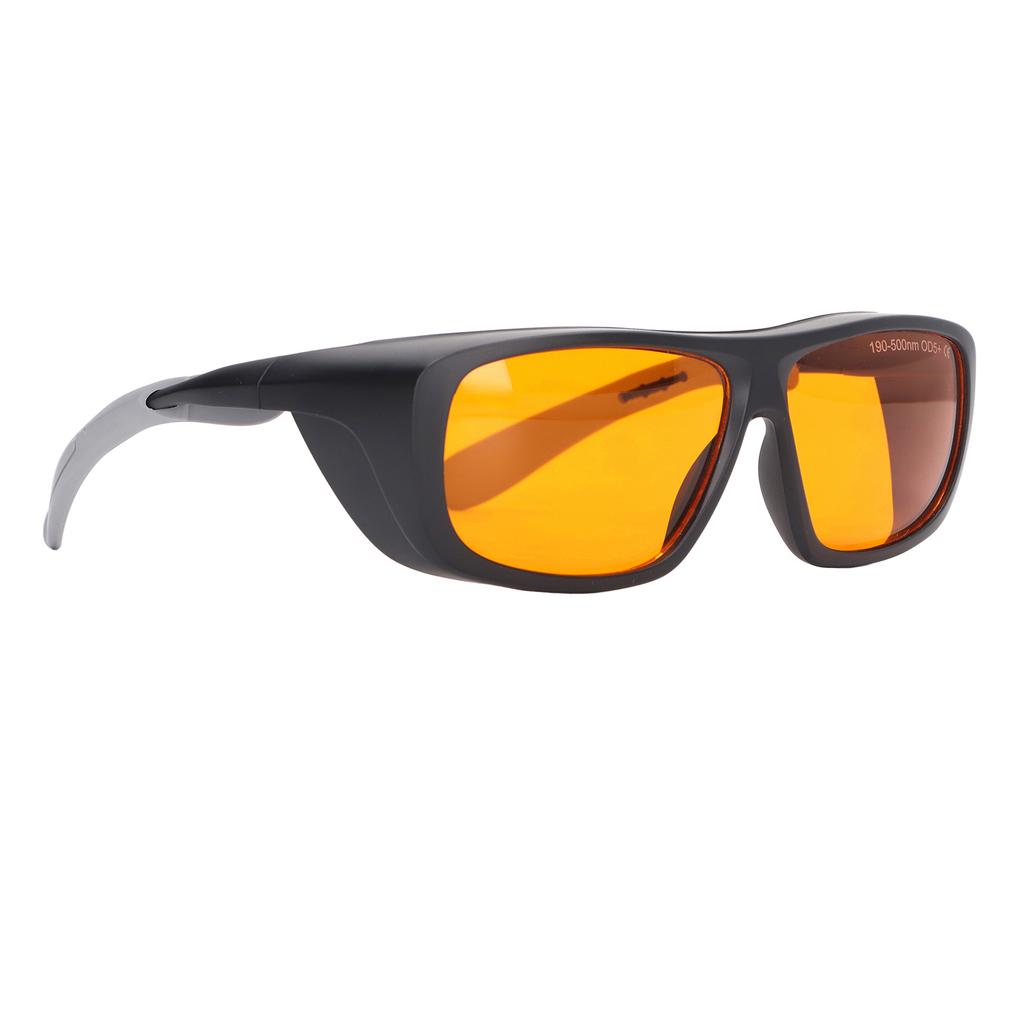 Professional Laser Glasses OD 5 190nm to 500nm Wavelength Laser Glasses Eye Protection for Engraving Machines
